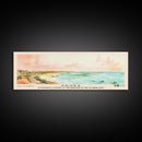 Aruba, autonomous country of the Kingdom of the Netherlands Watercolor Beach Print, Vacation Gift, autonomous country of the Kingdom of the Netherlands Wall Art, Framed Canvas Print, Framed Beach Painting
