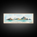 Chausey Islands, France Watercolor Beach Print, Vacation Gift, France Wall Art, Framed Canvas Print, Framed Beach Painting