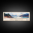 Clear Water Bay, Hong Kong Watercolor Beach Print, Vacation Gift, Hong Kong Wall Art, Framed Canvas Print, Framed Beach Painting