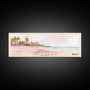 Ifaty Beach, Madagascar Watercolor Print, Vacation Gift, Madagascar Wall Art, Beach Painting, Beach Decor, Large Wall Art, Wood Frame Art