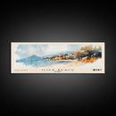 Ilıca Beach, Turkey Watercolor Beach Print, Vacation Gift, Turkey Wall Art, Beach Painting, Beach Decor, Beach Painting