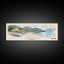 Jaz Beach, Montenegro Watercolor Beach Print, Vacation Gift, Montenegro Wall Art, Beach Painting, Beach Decor, Beach Painting