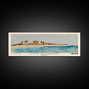 Los Roques, Venezuela Watercolor Beach Print, Vacation Gift, Venezuela Wall Art, Framed Canvas Print, Framed Beach Painting