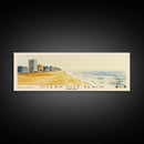 Ocean City Beach, Maryland Watercolor Beach Print, Vacation Gift, Maryland Wall Art, Framed Canvas Print, Framed Beach Painting