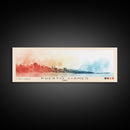 Puerto Cisnes, Chile Watercolor Beach Print, Vacation Gift, Chile Wall Art, Beach Painting, Beach Decor, Beach Painting