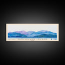 Vancouver Island, Canada Watercolor Beach Print, Vacation Gift, Canada Wall Art, Framed Canvas Print, Framed Beach Painting