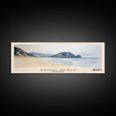 Wainui Beach, New Zealand Watercolor Print, Vacation Gift, New Zealand Wall Art, Beach Painting, Beach Decor, Large Wall Art, Wood Frame Art