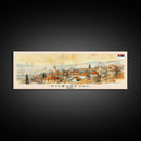 Poarevac Serbia Travel Print Wall Art, Panoramic City Art, Travel Art, Wall Decor, Vacation Gift, Framed Canvas Print Or Metal Art