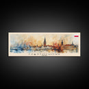 Czestochowa Poland Travel Art, City Art, Framed Canvas Print or Metal Wall Art, Europe Travel Poster, Panoramic Wall Art, Extra Wide Wall Art