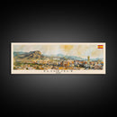 Elche Spain Travel Art, City Art, Framed Canvas Print or Metal Wall Art, Europe Travel Poster, Panoramic Wall Art, Extra Wide Wall Art