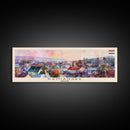 Kamianske Ukraine Wall Art, Panoramic Travel Poster, Panoramic Framed Canvas Print, City Wall Art, Wall Hanging Home Decor, Travel Art