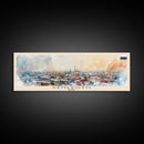 Kemerovo Russia Travel Print Wall Art, Panoramic City Art, Travel Art, Wall Decor, Vacation Gift, Framed Canvas Print Or Metal Art