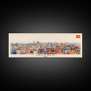 Leganes Spain Wall Art, Panoramic Travel Poster, Panoramic Framed Canvas Print, City Wall Art, Wall Hanging Home Decor, Travel Art