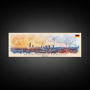 Monchengladbach Germany Travel Art, City Art, Framed Canvas Print or Metal Wall Art, Europe Travel Poster, Panoramic Wall Art, Extra Wide Wall Art