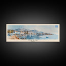 Nikaia Greece Wall Art, Panoramic Travel Poster, Panoramic Framed Canvas Print, City Wall Art, Wall Hanging Home Decor, Travel Art