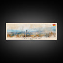 Valladolid Spain Wall Art, Panoramic Travel Poster, Panoramic Framed Canvas Print, City Wall Art, Wall Hanging Home Decor, Travel Art
