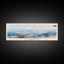 Vologda Russia Wall Art, Panoramic Travel Poster, Panoramic Framed Canvas Print, City Wall Art, Wall Hanging Home Decor, Travel Art