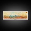 Wiesbaden Germany Travel Print Wall Art, Panoramic City Art, Travel Art, Wall Decor, Vacation Gift, Framed Canvas Print Or Metal Art