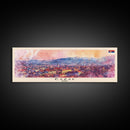 Čačak Serbia Wall Art, Panoramic Travel Poster, Panoramic Framed Canvas Print, City Wall Art, Wall Hanging Home Decor, Travel Art