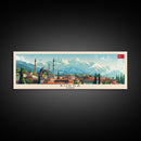 Bursa Turkey Travel Print Wall Art, Panoramic City Art, Travel Art, Wall Decor, Vacation Gift, Framed Canvas Print Or Metal Art