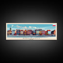 Bydgoszcz Poland Travel Art, City Art, Framed Canvas Print or Metal Wall Art, Europe Travel Poster, Panoramic Wall Art, Extra Wide Wall Art