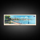 Chelyabinsk Russia Panoramic Travel Poster, Framed Canvas Print or Metal Wall Art, Travel Art, Home Decor, Panoramic Painting, Midcentury Art