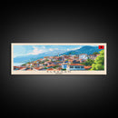 Elbasan Albania Travel Print Wall Art, Panoramic City Art, Travel Art, Wall Decor, Vacation Gift, Framed Canvas Print Or Metal Art