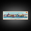 Helsingborg Sweden Travel Print Wall Art, Panoramic City Art, Travel Art, Wall Decor, Vacation Gift, Framed Canvas Print Or Metal Art
