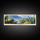 Kamianske Ukraine Wall Art, Panoramic Travel Poster, Panoramic Framed Canvas Print, City Wall Art, Wall Hanging Home Decor, Travel Art