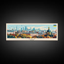 Kyiv Ukraine Wall Art, Panoramic Travel Poster, Panoramic Framed Canvas Print, City Wall Art, Wall Hanging Home Decor, Travel Art