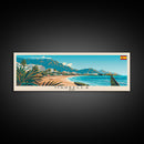 Marbella Spain Travel Art, City Art, Framed Canvas Print or Metal Wall Art, Europe Travel Poster, Panoramic Wall Art, Extra Wide Wall Art
