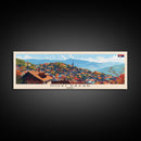 Novi Pazar Serbia Travel Print Wall Art, Panoramic City Art, Travel Art, Wall Decor, Vacation Gift, Framed Canvas Print Or Metal Art