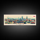 Poznan Poland Travel Art, City Art, Framed Canvas Print or Metal Wall Art, Europe Travel Poster, Panoramic Wall Art, Extra Wide Wall Art