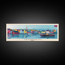 Trondheim Norway Travel Print Wall Art, Panoramic City Art, Travel Art, Wall Decor, Vacation Gift, Framed Canvas Print Or Metal Art