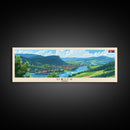 Uzice Serbia Travel Print Wall Art, Panoramic City Art, Travel Art, Wall Decor, Vacation Gift, Framed Canvas Print Or Metal Art