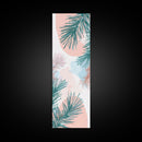 Elegant Pine Branches on Soft Pastel Background - Skinny Art, Japanese Wall Decor, Framed Canvas Print, Ukiyo-e Style