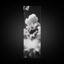Explosive Ocean Wave, Framed Canvas Print, coastal décor, nautical painting, seascape painting, black and white photography,  panoramic art
