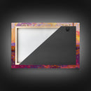 Desert Cactus Sunset Painting Framed Canvas Print, Western Decor, Southwest Wall Art, Arizona Painting, Landscape Painting, Farmhouse Decor