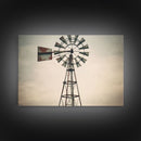 Rustic Farmhouse Home Decor, Windmill Photography Photo Print Art, Rustic Industrial Farmhouse Wall Art Picture, Country Landscape Picture