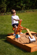 Outdoor Excavator Digger Toy for Kids | Backyard Construction Ride-On (Sandbox Not Included)