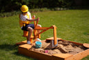 Outdoor Excavator Digger Toy for Kids | Backyard Construction Ride-On (Sandbox Not Included)
