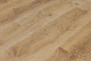 WPC Vinyl Rigid Core 9" Width 60" RL 8.5mm Thick, 1.5mm IXPE Concept Oak Romulus Floors - Mazzia Collection angle view 