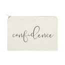 Confidence Cotton Canvas Cosmetic Bag
