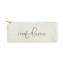Confidence Cotton Canvas Pencil Case and Travel Pouch