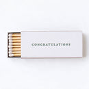"Congratulations" Matchbox