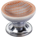 Mascot Hardware Arrow Pattern 1-4/7 in. Cupped Drawer Cabinet Knob