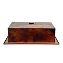 Hammered Copper Top Mount Sink - Nebula