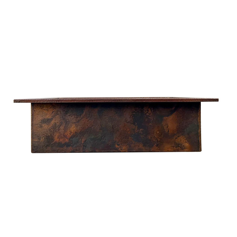 Hammered Copper Top Mount Sink - Nebula