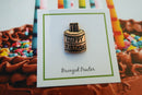Birthday Cake Copper Lapel Pin