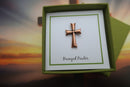 Cross Copper Lapel Pin